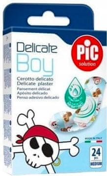 shumee PIC Delicate Boy antibakterijski obliži 24 kosov.