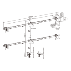 S-box Namizni nosilec LCD-352/6-2