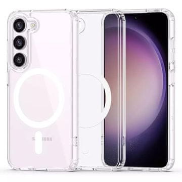 shumee Zaščitni ovitek FlexAir Hybrid za MagSafe za Samsung Galaxy S23, prozoren