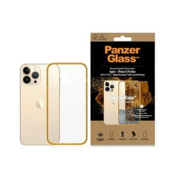 shumee Antibakterijski ovitek PanzerGlass v barvi mandarin za iPhone 13 Pro Max