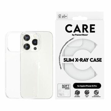 PanzerGlass Ovitek PanzerGlass Slim X-Ray za iPhone 15 Pro, prozoren