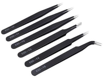 shumee KOMPLET KOVINSKIH ESD PINCETA 6 KOSOV PINCETA