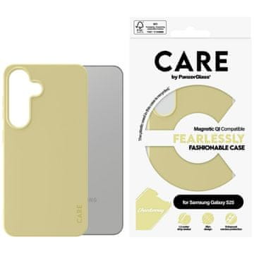 PanzerGlass Ovitek za Samsung Galaxy S25 PanzerGlass Fashion QI Chardonnay