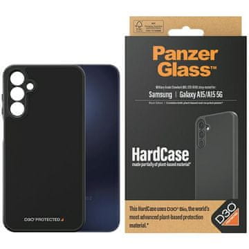 PanzerGlass Ovitek vojaškega razreda PanzerGlass D3O za Samsung Galaxy A15, črn