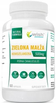 shumee WISH Zelenoustna školjka 60 kapsul za sklepe in kosti