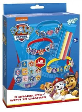 shumee Komplet za izdelavo zapestnic Totum Creative Paw Patrol z obeski