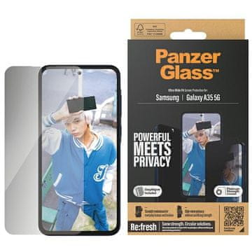 PanzerGlass Kaljeno steklo za Samsung Galaxy A35 5G PanzerGlass zaščita zasebnosti