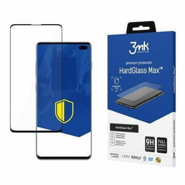 shumee Kaljeno steklo za Samsung Galaxy S10 Plus 3MK FullScreen črno