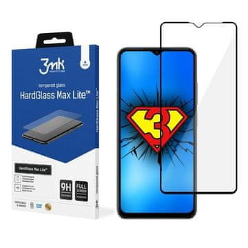 3MK Kaljeno steklo za Xiaomi Redmi Note 11R 3MK HardGlass Lite črno