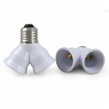 shumee ADAPTER IZ E27 V 2xE27 VTIČNICO