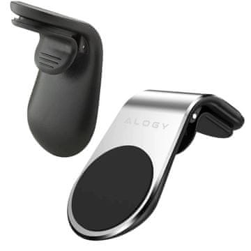 shumee Alogy magnetni nosilec za avtomobilsko masko, srebrn