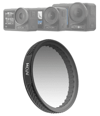 shumee UV ULTRA HD 8K NANO-X aluminijast optični stekleni ultravijolični filter za DJI OSMO ACTION 3 / 4 / 5PRO