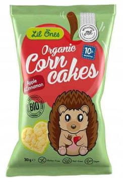 shumee Lil Ones jabolčno-cimetovi koruzni čips v obliki srca