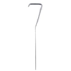 Amscan Srebrne iskrice številka 7, 17 cm