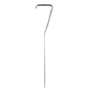 Amscan Srebrne iskrice številka 7, 17 cm