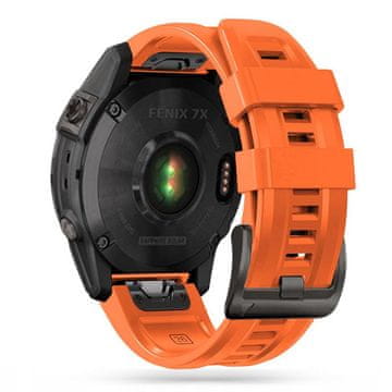 shumee Iconband Sport Strap za Garmin Fenix 3 5X 3HR 5X Plus 6X 6X Pro 7X oranžna