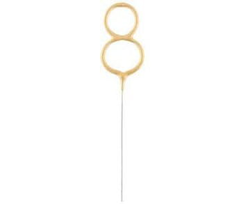 shumee Zlate bleščice številka 8, 17 cm