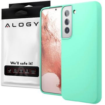 shumee Tanek mehak ovitek Alogy za Samsung Galaxy S22 Plus turkizen