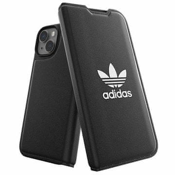 shumee Ovitek Adidas Booklet BASIC za iPhone 14 črno-bel