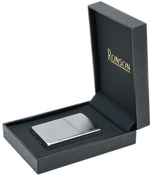 shumee Vžigalnik za bencin RONSON CHROME BRUSHED