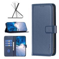 shumee Usnjena denarnica za Oppo Reno 12 Navy Blue