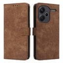 shumee RFID torbica denarnica za Xiaomi Redmi Note 13 Pro+ Plus 5G rjava