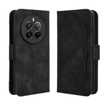 shumee Torbica z režo za kartice Wallet za Realme 12 Pro / 12 Pro+ Plus 5G črna