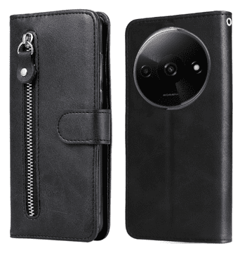 shumee Denarnica z zadrgo za Xiaomi Redmi A3 črna