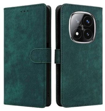 shumee Ovitek RFID Wallet Case za Xiaomi Redmi Note 14 Pro 5G / POCO X7 5G Zelen