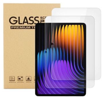 shumee 2-PAKET 9H kaljenega stekla za brezbarven Xiaomi Pad 7 / 7 Pro