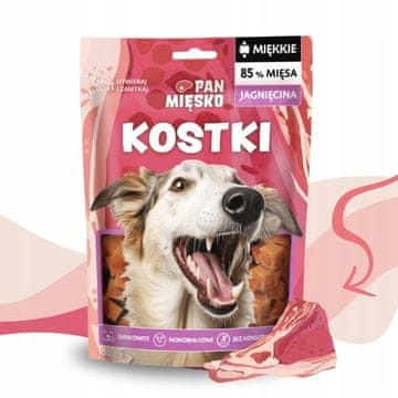 shumee Mr. Meat Tasty Soft Meaty Priboljški za pse JAGNJETJE KOSTI 100g