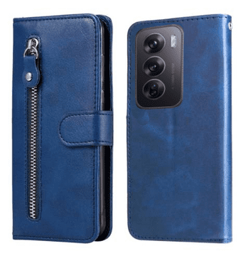 shumee Denarnica z zadrgo za Oppo Reno 12 Navy Blue