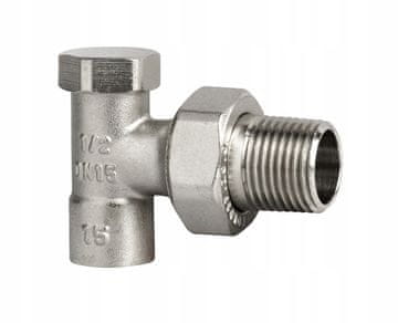 shumee ZAPORNI VENTIL ZA RADIATORJE 15X1/2 KOTNI ZA SPAJANJE