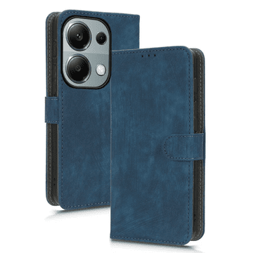 shumee RFID torbica denarnica za Xiaomi Redmi Note 13 Pro 4G mornarsko modra