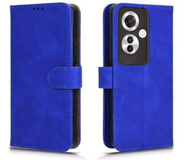 shumee Velvet Wallet Case za Oppo Reno 11F Navy Blue
