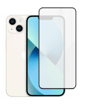 shumee 6D mat kaljeno steklo za iPhone 13 / 13 Pro / 14 črna