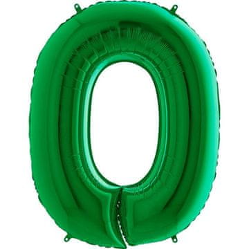 shumee Folija balon številka 0 zelen - 102 cm Grabo