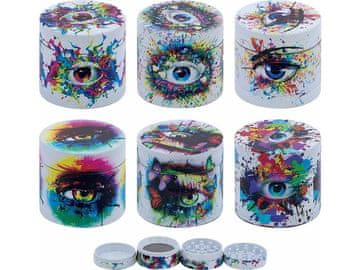 shumee Metalni brusilnik Magic Eye 4 kosi 4 cm