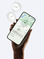 shumee Lifemate/MiLi Bluetooth GPS lokator LifeTag Tracker HD-P16-3 Android bela + torbica za ključe