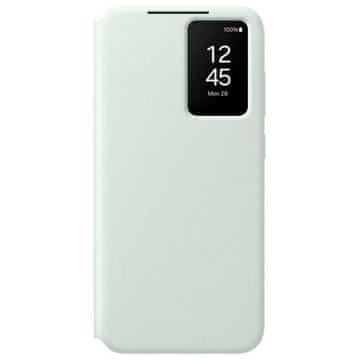 shumee Ovitek denarnica Smart View za Samsung Galaxy S24 FE, barva mint
