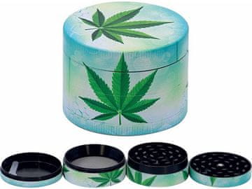 shumee Kovinski mlin Amsterdam Leaf 4 kosi 5 cm