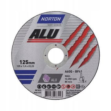 Norton ALU rezalni disk za aluminij 125x1 mm