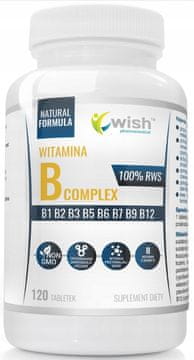 shumee Wish vitaminski kompleks B B1 B2 B3 B5 B6 B7 B9 B12 120 tablet