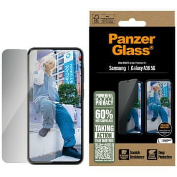 shumee Zaščitno steklo PanzerGlass Ultra-Wide Fit za Samsung Galaxy A36 5G