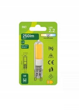 shumee LED žarnica G9 2,2W steklena 250lm 4000K INQ