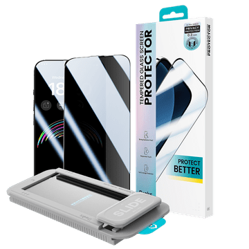 shumee Benks Ultra Shield Privacy Glass za iPhone 16 Plus / 15 Plus / 14 Pro Max črna