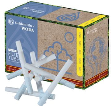 shumee Cigaretne tube GOLDEN FILTER 500 kosov PREMIUM 4 ELEMENTS VODA