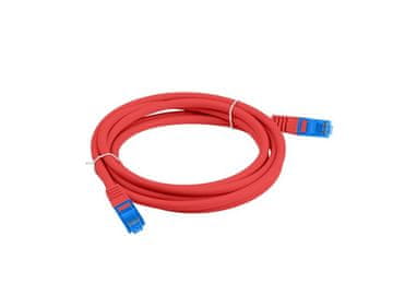 Lanberg LANBERG patch kabel S/FTP Cat.6a, 0.5 m, rdeč LSZH