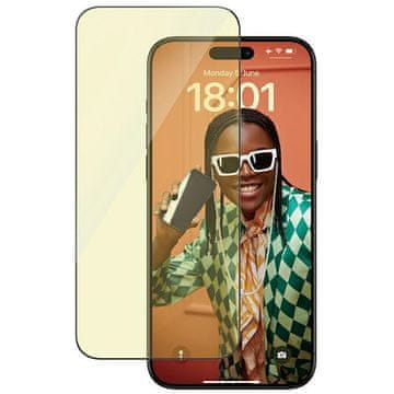 PanzerGlass PanzerGlass Ultra-Wide Fit za iPhone 15 ProMax 6,7" 2v1 zaščita zaslona proti odsevu in modri barvi, priložena Easy Aligner 2816