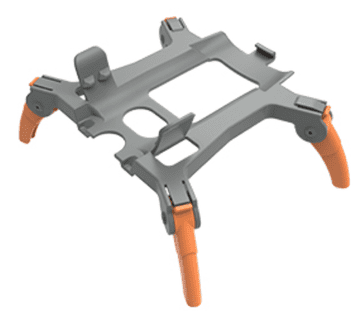 shumee Zložljive pristajalne noge DJI AIR 3/3S - oranžne